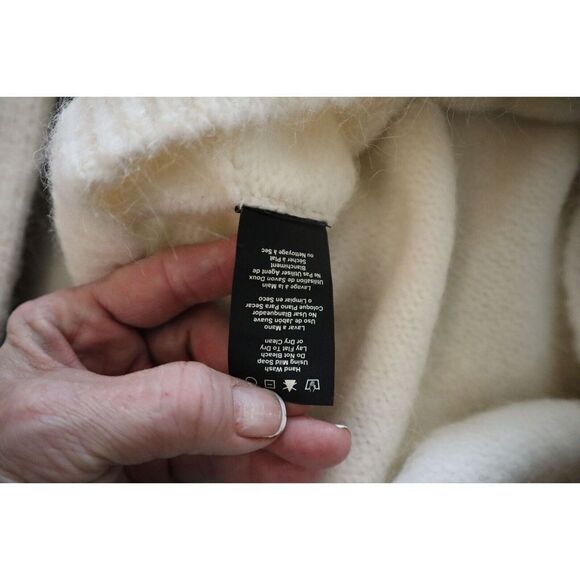 UGG 1131507 101 Womens Sz XS Cream/Beige Lylah Roll Neck Wool Blend Sweater - Picture 7 of 10